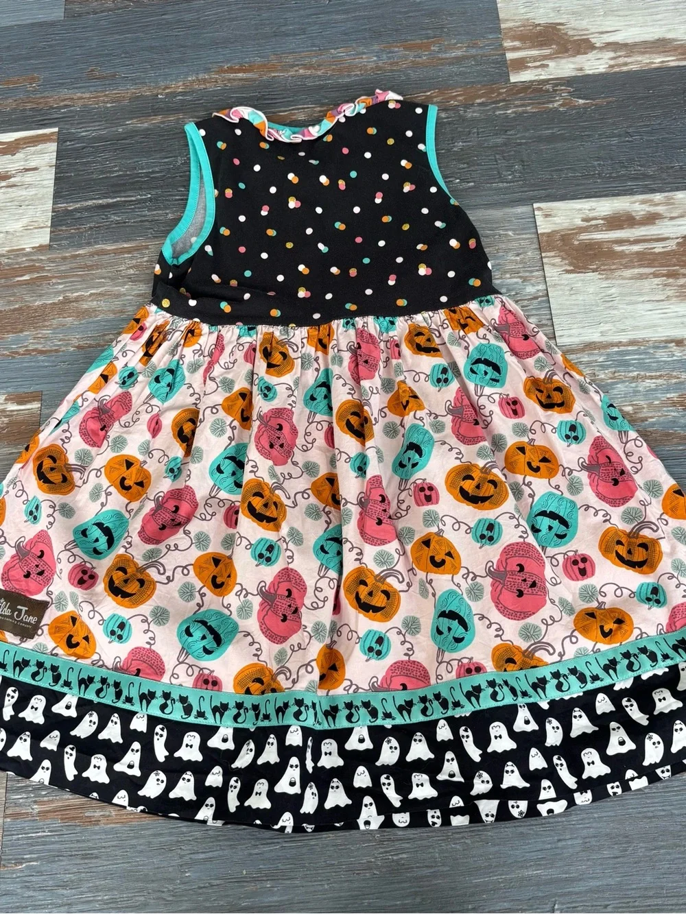 Matilda Jane Girls Halloween Print Dress size 8